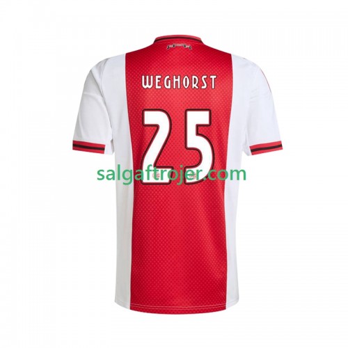 AFC Ajax Wout Weghorst 25 Fodboldtrøjer Hjemmebanesæt 2025/26 Kort ærmer AFC Ajax Wout Weghorst 25 Fodboldtrøjer Hjemmebanesæt 2025/26 Kort ærmer